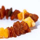 Handmade Earthy Soft Amber Chip Bracelet