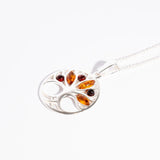 Eternal Roots Amber Pendant Necklace