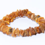 Handmade Natural Raw Amber Chip Bracelet