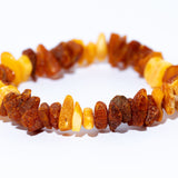 Handmade Earthy Soft Amber Chip Bracelet