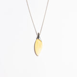 Minimalist Amber Drop Pendant Necklace