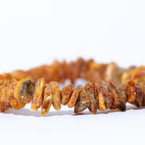 Handmade Natural Raw Amber Chip Bracelet