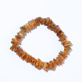 Handmade Natural Raw Amber Chip Bracelet