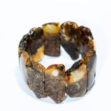 Handmade Bold Natural Amber Bracelet