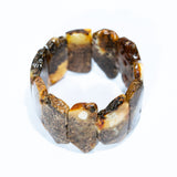 Handmade Bold Natural Amber Bracelet