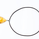 Handmade Elegant Honey Amber Pendant Necklace