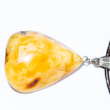 Handmade Elegant Honey Amber Pendant Necklace