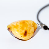 Handmade Elegant Honey Amber Pendant Necklace