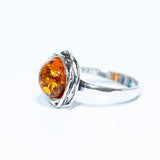 Classic Vintage Amber Stone Ring