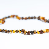 Rustic Amber Bead Necklace