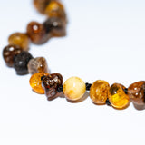 Rustic Amber Bead Necklace