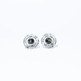 Amber Line Stud Earrings