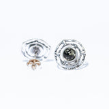 Amber Line Stud Earrings