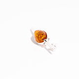 Minimalist Amber Statement Brooch