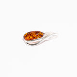 Soft Amber Curve Pendant