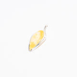 Minimalist Amber Drop Pendant