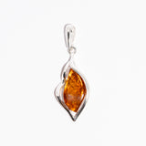 Radiant Curve Amber Pendant