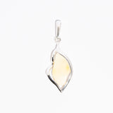 Radiant Curve Amber Pendant