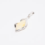 Radiant Curve Amber Pendant