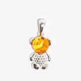 Amber Teddy Pendant