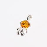 Amber Teddy Pendant