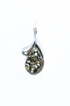 Timeless Teardrop Amber Pendant