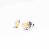 Elegant Amber The moon Earrings stud