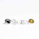 Elegant Key of Note Baltic Amber Earrings Stud