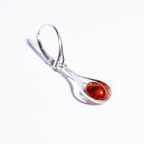 Classic a Drop Baltic Amber Dangle Earrings