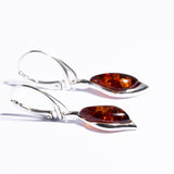 Baltic Amber Classic Teardrop Dangle Earrings