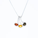 Amber Melody Note Pendant Necklace