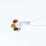 Amber Melody Note Pendant Necklace