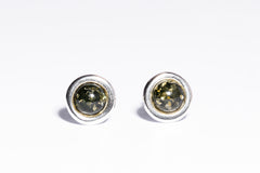 Elegant Classic Round Baltic Amber Earrings