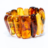 Handmade Large Golden Glow Amber Bracelet